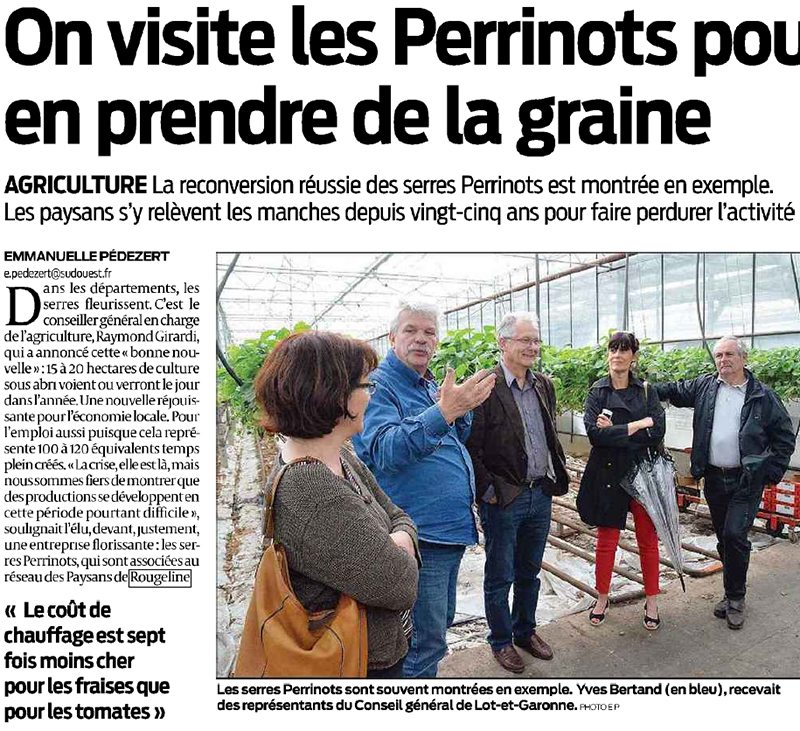 Sud-Ouest, 29 mai 2014