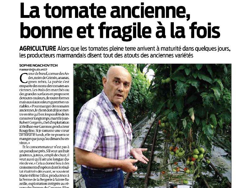 Sud-Ouest, 10 juin 2015