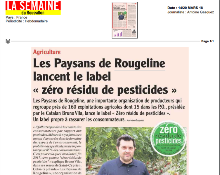 La semaine du Roussillon