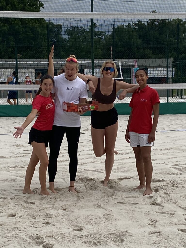 Journée partenaires avec Alexia et Lézana (Beach-Volley)
