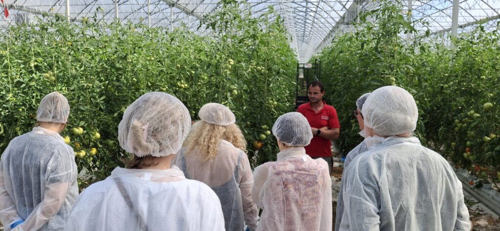 Visite dans les serres
