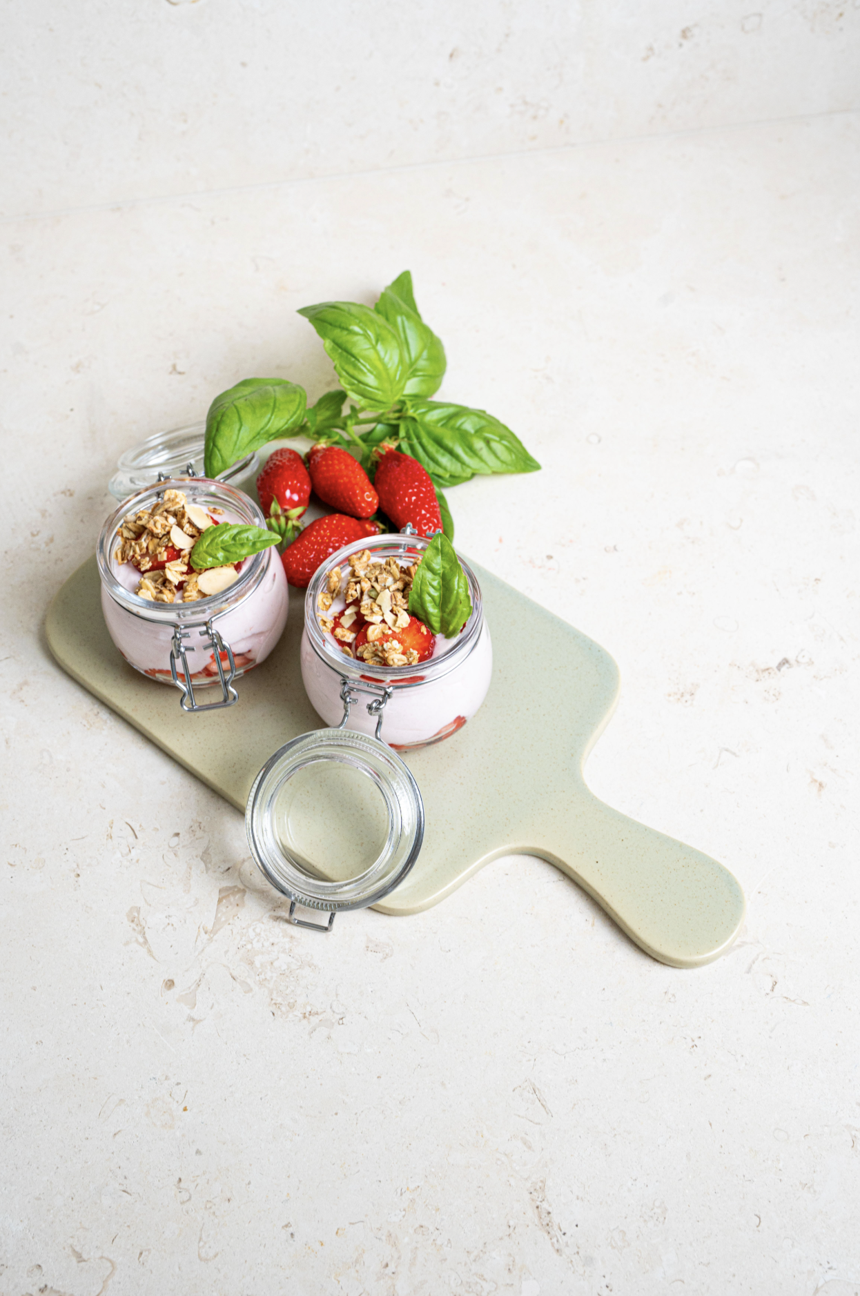 Mousse aux fraises