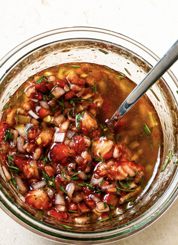 Vinaigrette à la fraise